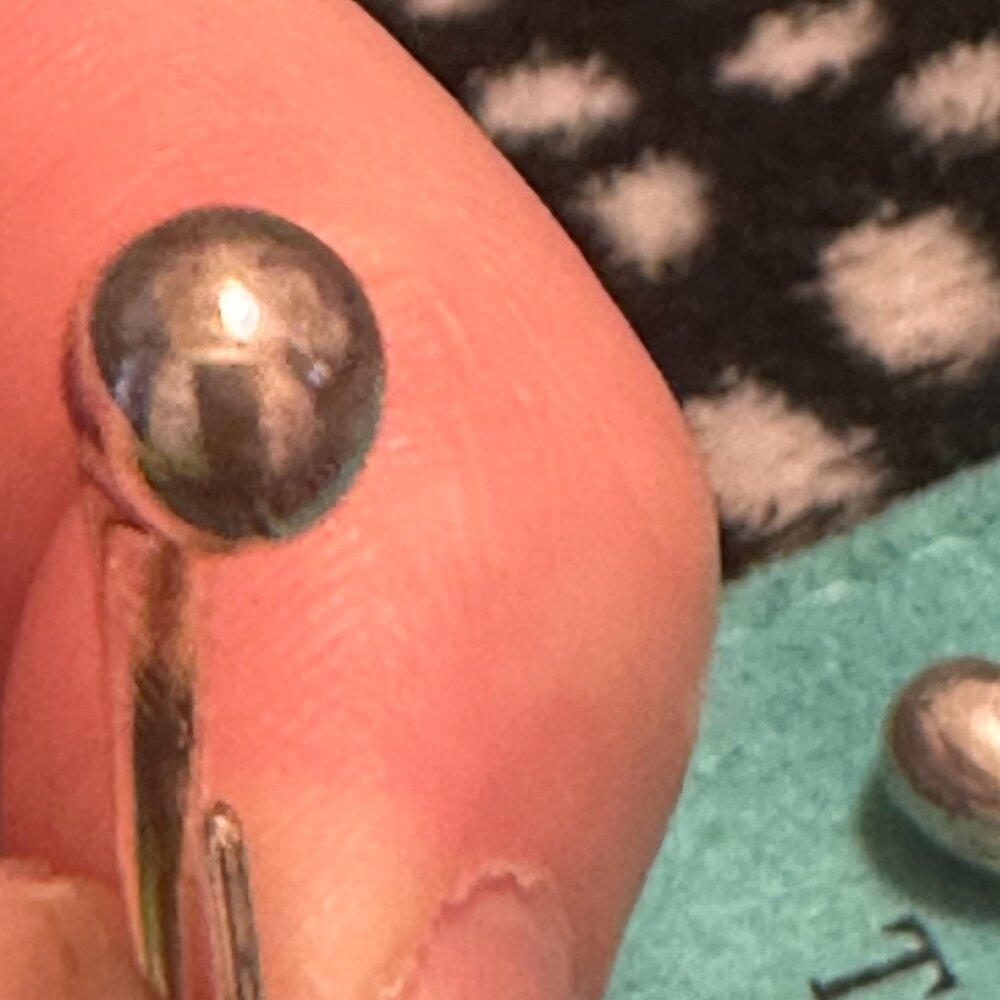 Tiffany & Co. Sterling Silver Elsa Peretti Teardrop Earrings - Picture 5 of 5